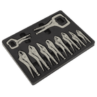 Sealey AK6800 Locking Pliers Set 10pc additional 1