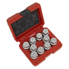 Sealey SX222 Locking Wheel Nut Key Set 10pc - Land Rover additional 1