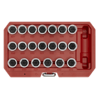 Sealey SX219 Locking Wheel Nut Key Set 20pc - VAG additional 2