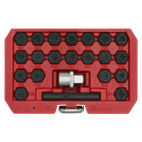Sealey SX220 Locking Wheel Nut Key Set 22pc - VAG additional 3