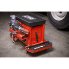 Sealey SCR18R Mechanic's Utility Seat &amp; Toolbox - Red additional 9