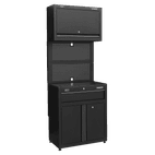 Sealey APMS2HFPD Modular Base &amp; Wall Cabinet with Drawer additional 1