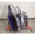 Sealey MK76 Panel Storage Rack Mobile Holds 5 Panels additional 4