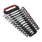 Sealey AK63940 Ratchet Combination Spanner Set 12pc Metric Platinum Series additional 1