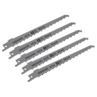 Sealey SRBS644D Reciprocating Saw Blade Clean Wood 150mm 6tpi - Pack of 5 additional 2