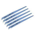 Sealey SRBS911D Reciprocating Saw Blade Clean Wood 230mm 6tpi - Pack of 5 additional 3