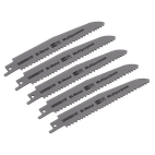 Sealey SRBRB611F Reciprocating Saw Blade Multipurpose 150mm 5-8tpi - Pack of 5 additional 3