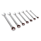 Sealey AK63945 Reversible Ratchet Combination Spanner Set 7pc Metric Platinum Series additional 2