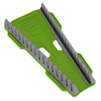 Sealey WR11HV Reversible Spanner Rack 16pc Hi-Vis Green additional 1