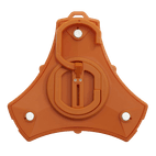 Sealey LED040 Rotating Warning Emergency Light 12 SMD LED + 6 SMD LED 3 x AAA Cell additional 7