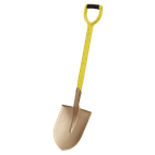 Sealey NS107 Round Point Shovel 240 x 420 x 990mm - Non-Sparking additional 1