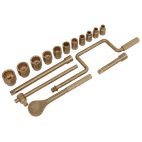 Sealey NS124 Socket Set 17pc 1/2"Sq Drive - Non-Sparking additional 1