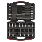 Sealey AK89002 Spline Socket Bit Set 26pc 3/8"Sq Drive - Platinum Series additional 2