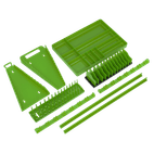 Sealey TSK01HV Tool Storage Organizer Set 9pc - Hi-Vis Green additional 2