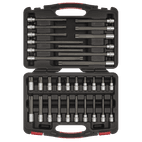 Sealey AK89001 TRX-Star* Socket Bit Set 32pc 3/8"Sq Drive - Platinum Series additional 2