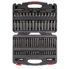 Sealey AK21974P TRX-Star*/Security TRX-Star*/Hex/Ribe/Spline Bit Set 74pc 3/8" &amp; 1/2"Sq Drive additional 3