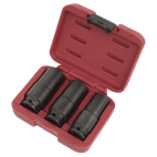 Sealey SX319 Weighted Impact Socket Set 1/2"Sq Drive 3pc additional 2