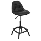 Sealey SCR01B Workshop Stool Pneumatic with Adjustable Height Swivel Seat &amp; Back Rest additional 3