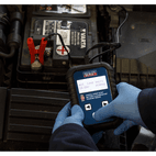 Sealey BT2011 Digital Start/Stop Battery &amp; Alternator/Starter Tester 12/24V additional 6