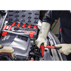 Sealey AK7943 Insulated Socket Set 10pc 1/2"Sq Drive 6pt WallDrive® VDE Approved additional 2