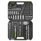 Sealey S01212 Socket Set 219pc 1/4", 3/8" &amp; 1/2"Sq Drive WallDrive® Metric additional 3