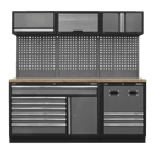 Sealey APMSSTACK14W Modular Storage System Combo - Pressed Wood Worktop additional 1