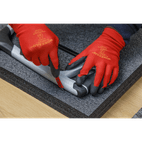 Sealey SF50BK Easy Peel Shadow Foam® Black/Black 1200 x 550 x 50mm additional 3