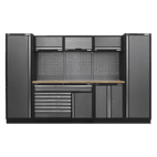 Sealey APMSSTACK13W Superline Pro 3.24m Storage System - Pressed Wood Worktop additional 1