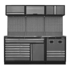 Sealey APMSSTACK14SS Modular Storage System Combo - Stainless Steel Worktop additional 1