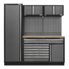 Sealey APMSSTACK10W Superline Pro 1.96m Storage System - Pressed Wood Worktop additional 1