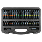 Sealey AK21901 TRX-Star*/Hex/Spline Bit Set Impact 42pc 3/8" &amp; 1/2"Sq Drive additional 5
