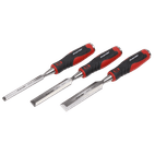 Sealey AK9238 Hammer-Thru Wood Chisel 3pc Set additional 2