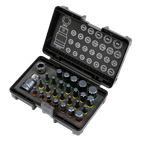 Sealey AK21902 TRX-Star*/Hex/Spline Bit Set Impact 28pc 3/8" &amp; 1/2"Sq Drive additional 7