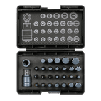 Sealey AK21902 TRX-Star*/Hex/Spline Bit Set Impact 28pc 3/8" &amp; 1/2"Sq Drive additional 8