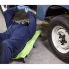 Sealey SCR80HV Composite Creeper with 6 Wheels - Hi-Vis Green additional 3