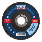 Sealey FD100120 Flap Disc Zirconium Ø100mm Ø16mm Bore 120Grit additional 2