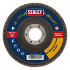 Sealey FD12540E Flap Disc Aluminium Oxide Ø125mm Ø22mm Bore 40Grit additional 3