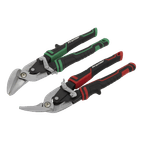 Sealey AK69072 High Leverage Offset Aviation Tin Snip Set 2pc additional 1