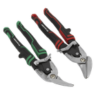 Sealey AK69072 High Leverage Offset Aviation Tin Snip Set 2pc additional 2