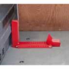 Sealey WCR02 Motorcycle Roll-in Wheel Clamp - Bolt Down additional 6