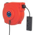 Sealey CRM10 Cable Reel System Retractable 10m 2 x 230V Socket additional 1