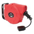 Sealey CRM101 Cable Reel System Retractable 10m 1 x 230V Socket additional 3