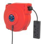 Sealey CRM15 Cable Reel System Retractable 15m 2 x 230V Socket additional 2