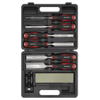 Sealey AK9240 Hammer-Thru Wood Chisel 8pc Set additional 3