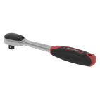 Sealey AK8976 Ratchet Wrench 1/4"Sq Drive Dust-Free Flip Reverse additional 1