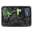 Sealey CP400LIHV Cordless Impact Wrench 18V 3Ah Lithium-ion 1/2"Sq Drive Hi-Vis additional 4