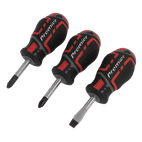 Sealey AK4328 Screwdriver Set 3pc GripMAX® Stubby additional 1