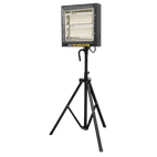 Sealey CH30110VS Ceramic Heater with Telescopic Tripod Stand 1.2/2.4kW - 110V additional 3