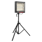 Sealey CH30S Ceramic Heater with Telescopic Tripod Stand 1.4/2.8kW 230V additional 1