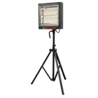 Sealey CH30S Ceramic Heater with Telescopic Tripod Stand 1.4/2.8kW 230V additional 3